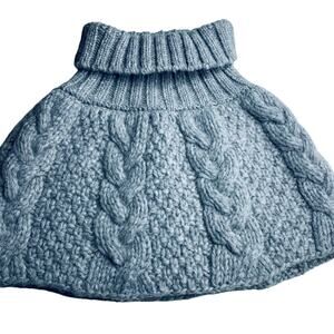 Paade Mode chunky hand cable knit alpaca blend skirt size 7